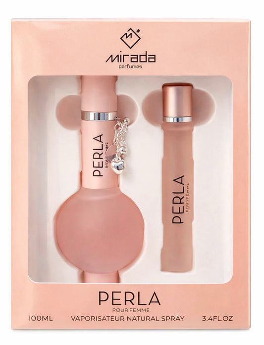 Perla Pour Femme Gift Set Eau de Parfum 3.4oz + 20ml made in UAE