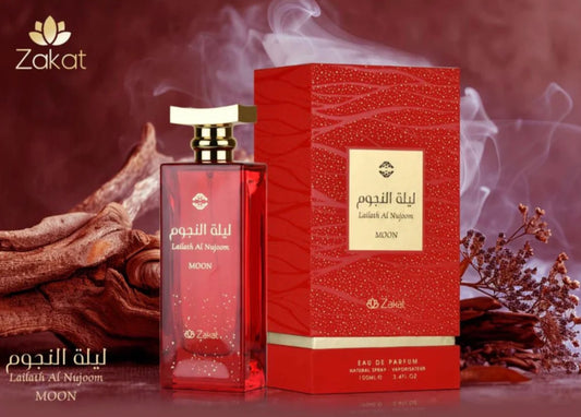 Lailath Al Nujoom Moon Zakat Eau de Parfum 3.4oz Made in UAE
