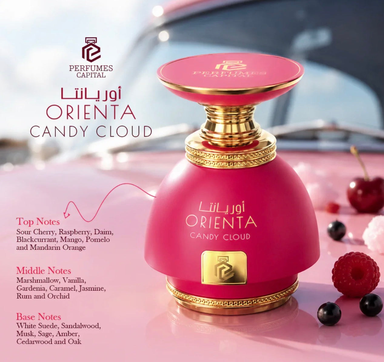 Orienta Candy Cloud Emper Eau de Parfum 3.4oz Made in UAE