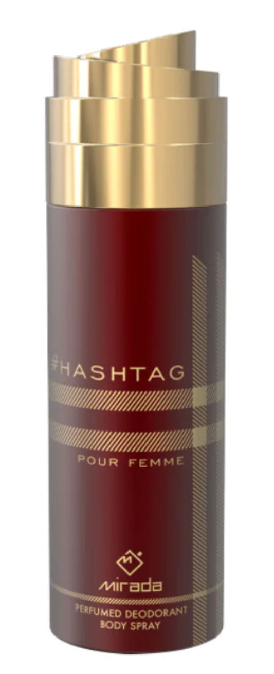 Hashtag Pour Femme Mirada Perfumed Spray 6.6oz Made in UAE