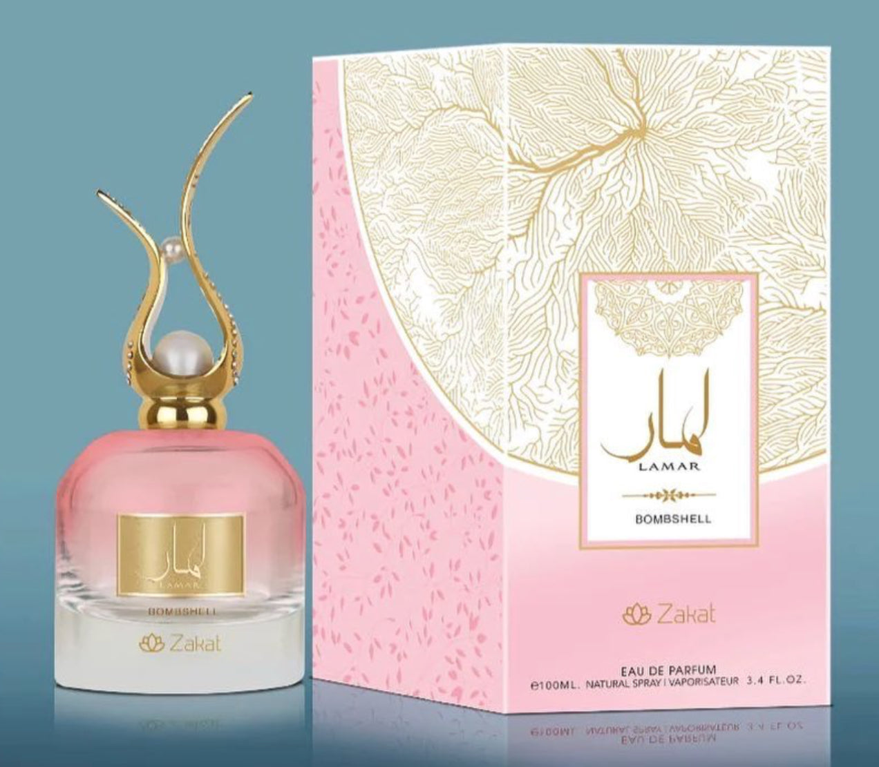 Lamar Bombshell Zakat Eau de Parfum 3.4oz Made in UAE