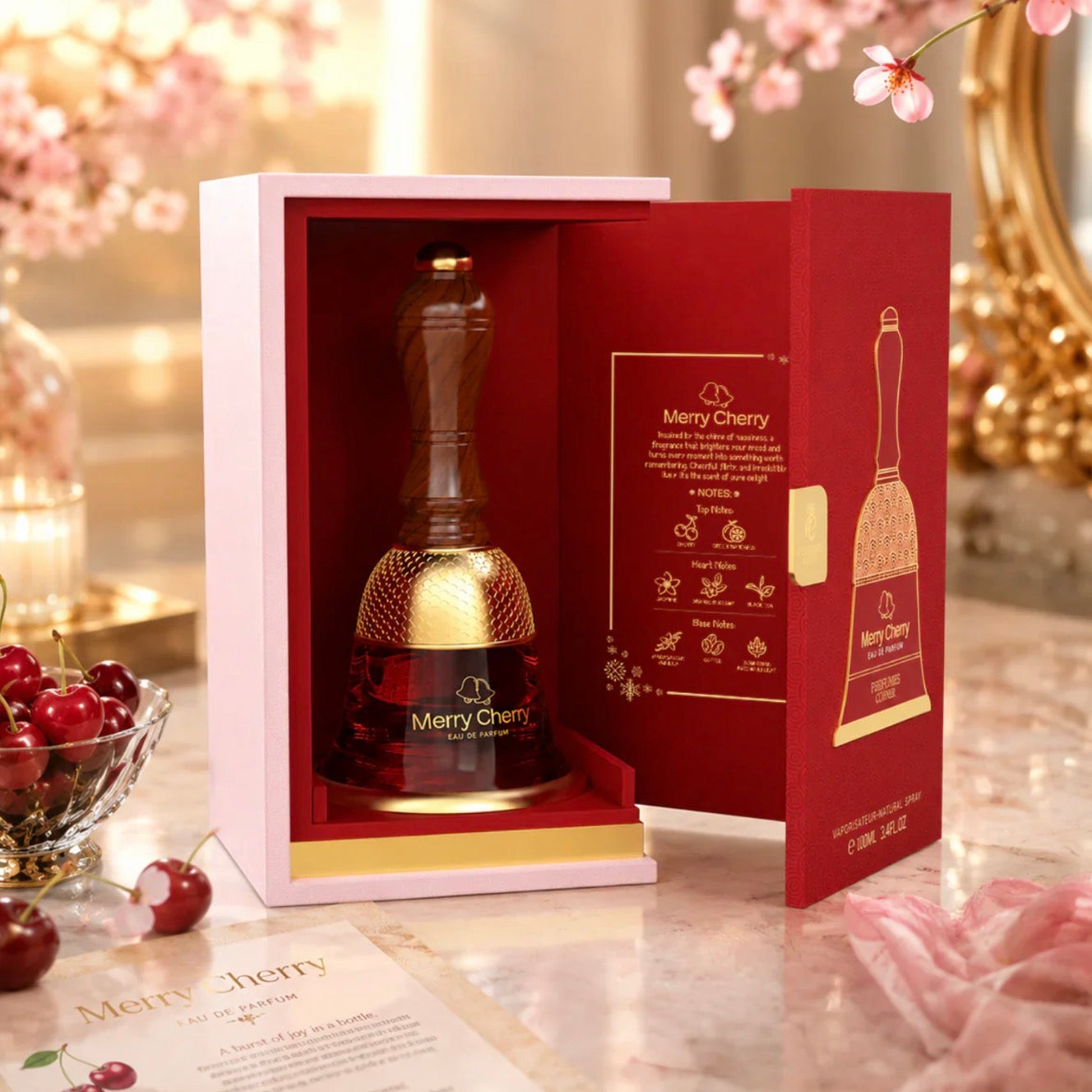 Merry Cherry Emper Eau de Parfum 3.4oz Made in UAE