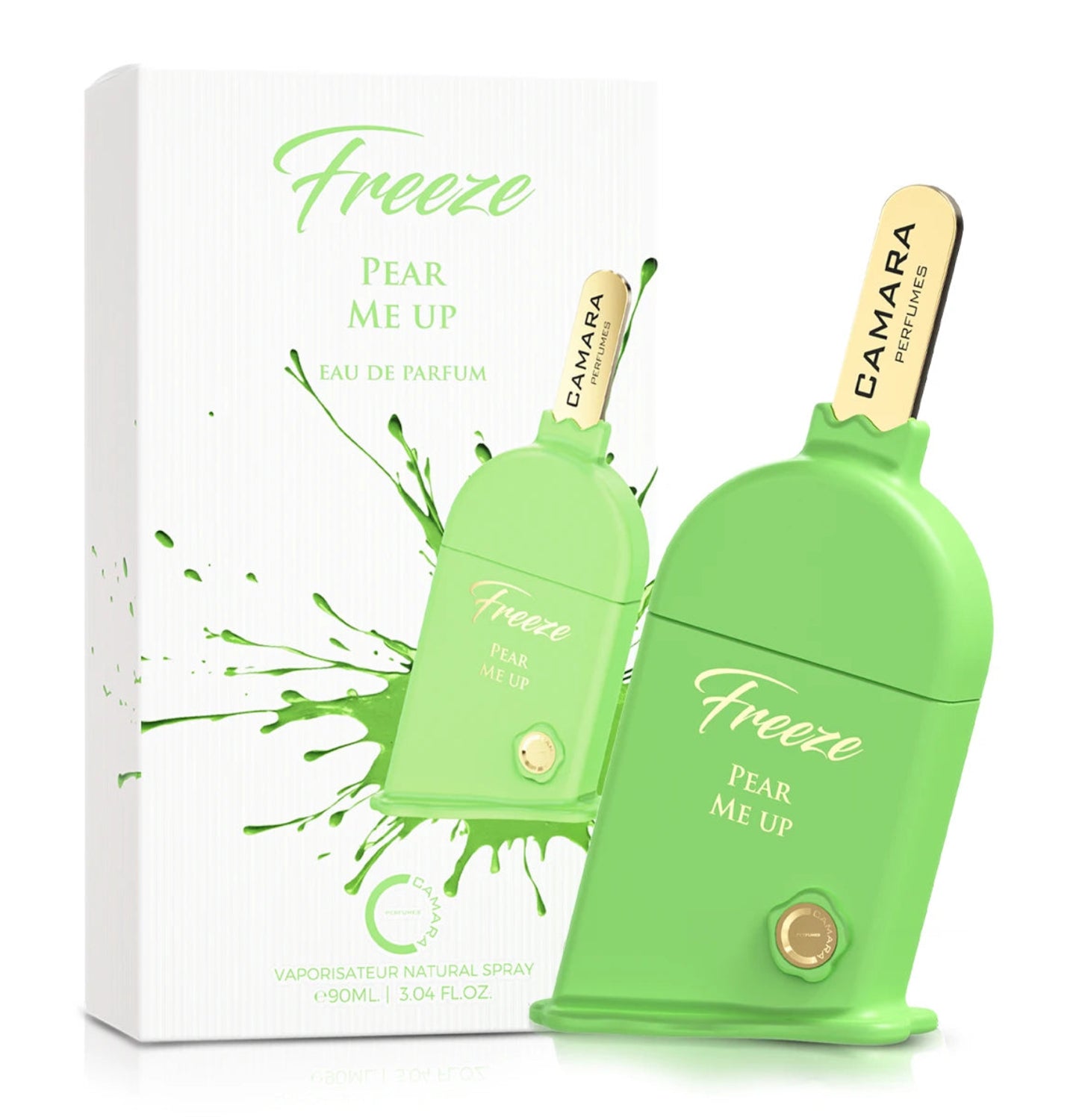 Freeze Pear Me Up Camara Eau de Parfum 3.4oz Made in UAE