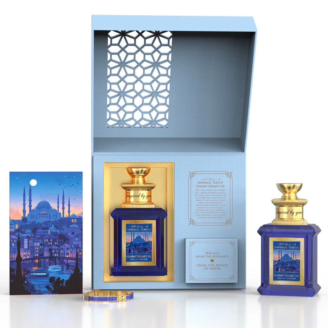Istanbul Vibrant Cafe Imperial Touch Emper Eau de Parfum 3.4oz Made in UAE