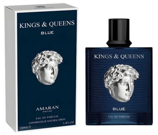 Kings & Queens Blue Eau de Parfum 3.4oz Made in UAE