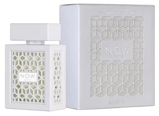 Now White Lattafa Eau de Parfum 3.4oz Made in UAE