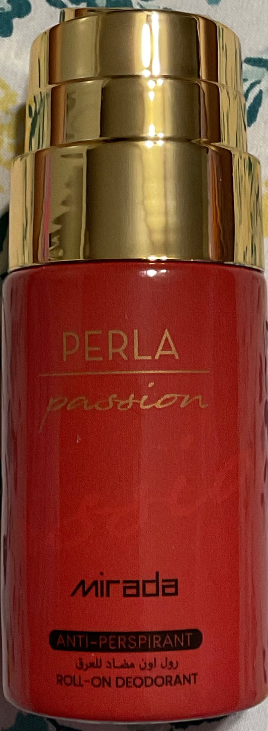 Perla Passion Mirada Roll on desodorant 50ml Made in UAE