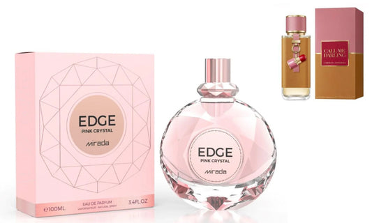 Pink Crystal Edge Mirada Eau de Parfum 3.4oz Made in UAE