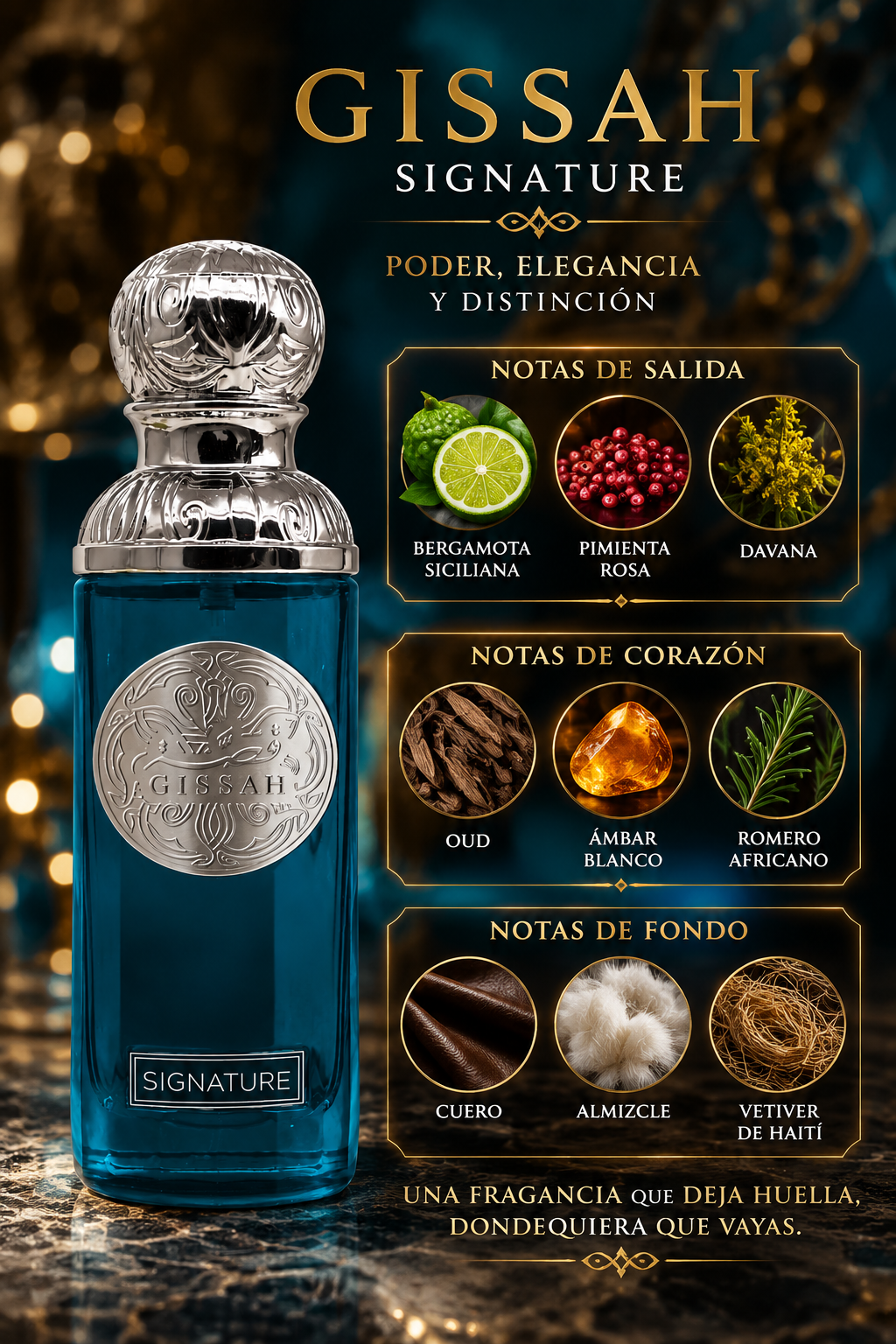 Gissah Signature Eau de Parfum 1.0oz Made in UAE
