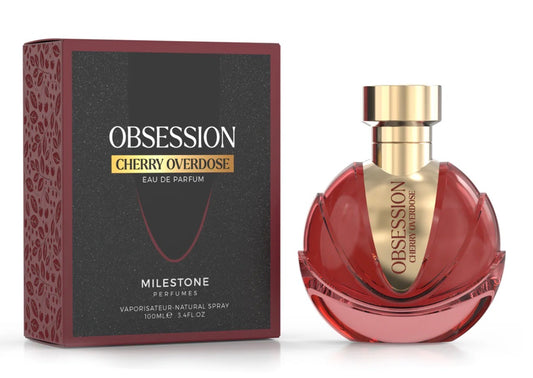 Obsession Cherry Overdose Milestone Eau de Parfum 3.4oz Made in UAE