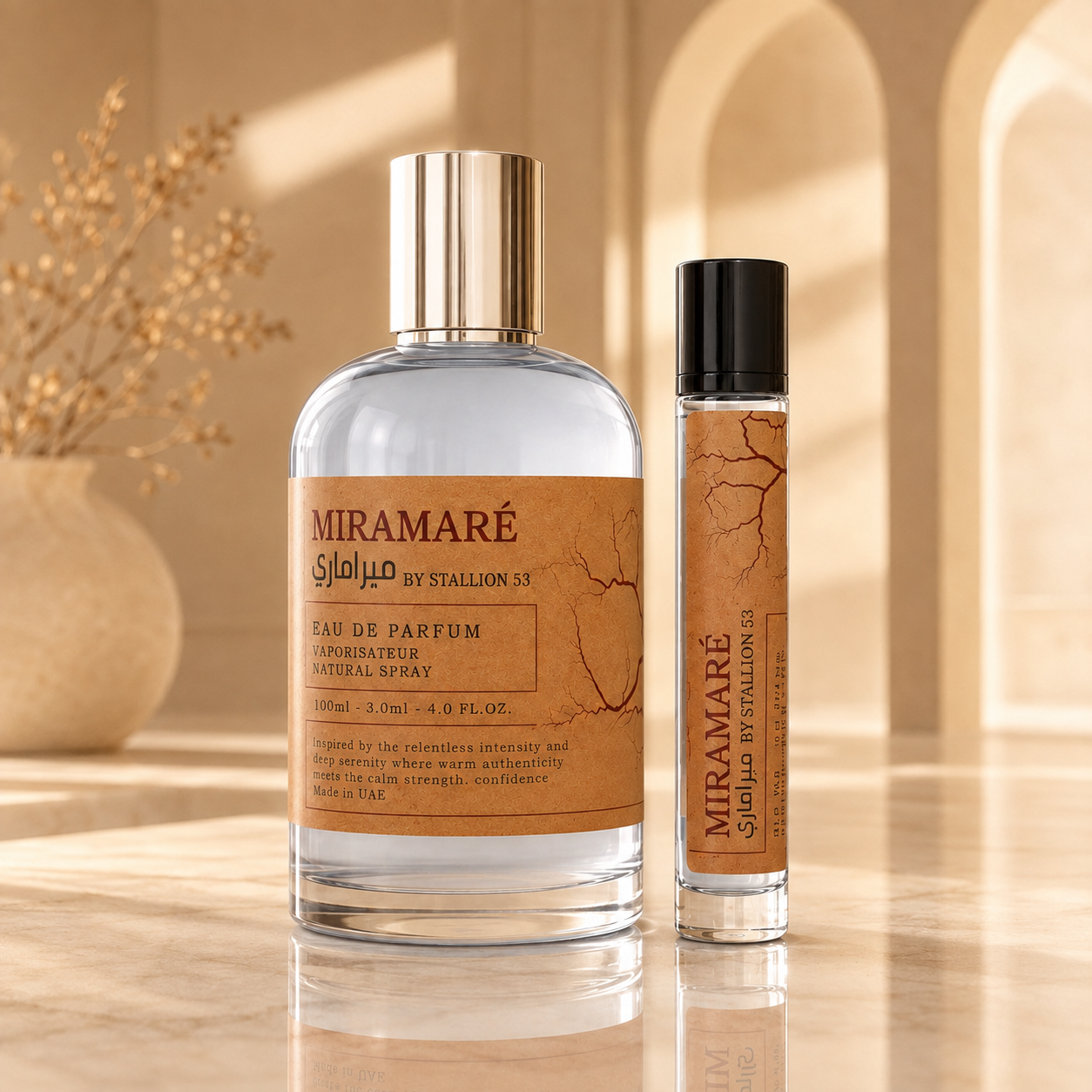 Miramare Set Emper Eau de Parfum 3.4oz 0.20ml Made in UAE