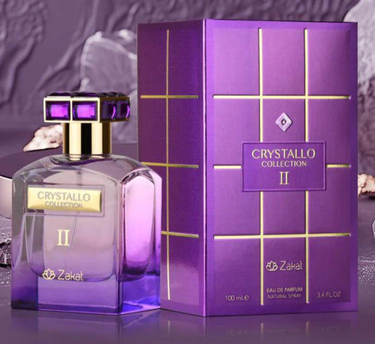 Crystallo Collection ll Zakat Eau de Parfum 3.4oz Made in UAE