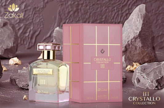 Crystallo Collection lll Zakat Eau de Parfum 3.4oz Made in UAE