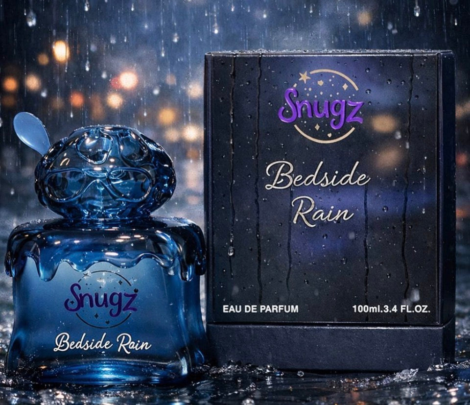 Snugz Bedside Rain Eau de Parfum 3.4oz Made in UAE
