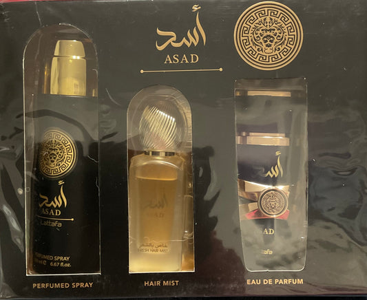 Asad Set Lattafa Eau de Parfum 3.4oz Made in UAE