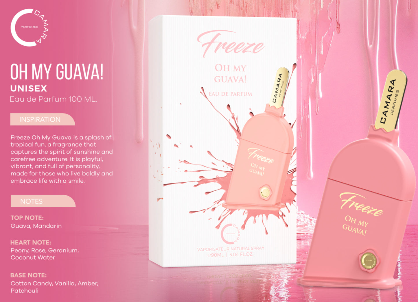 Oh My Guava Camara Eau de Parfum 3.4oz Made in UAE