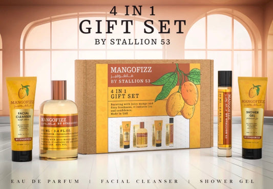 Mangofizz 4 in 1 Gift Set Eau de Parfum 3.4oz Made in UAE