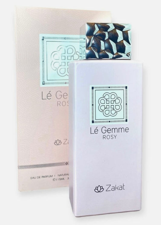 Le Gemme Rosy Zakat EAU de Parfum 3.4 oz Made in UAE