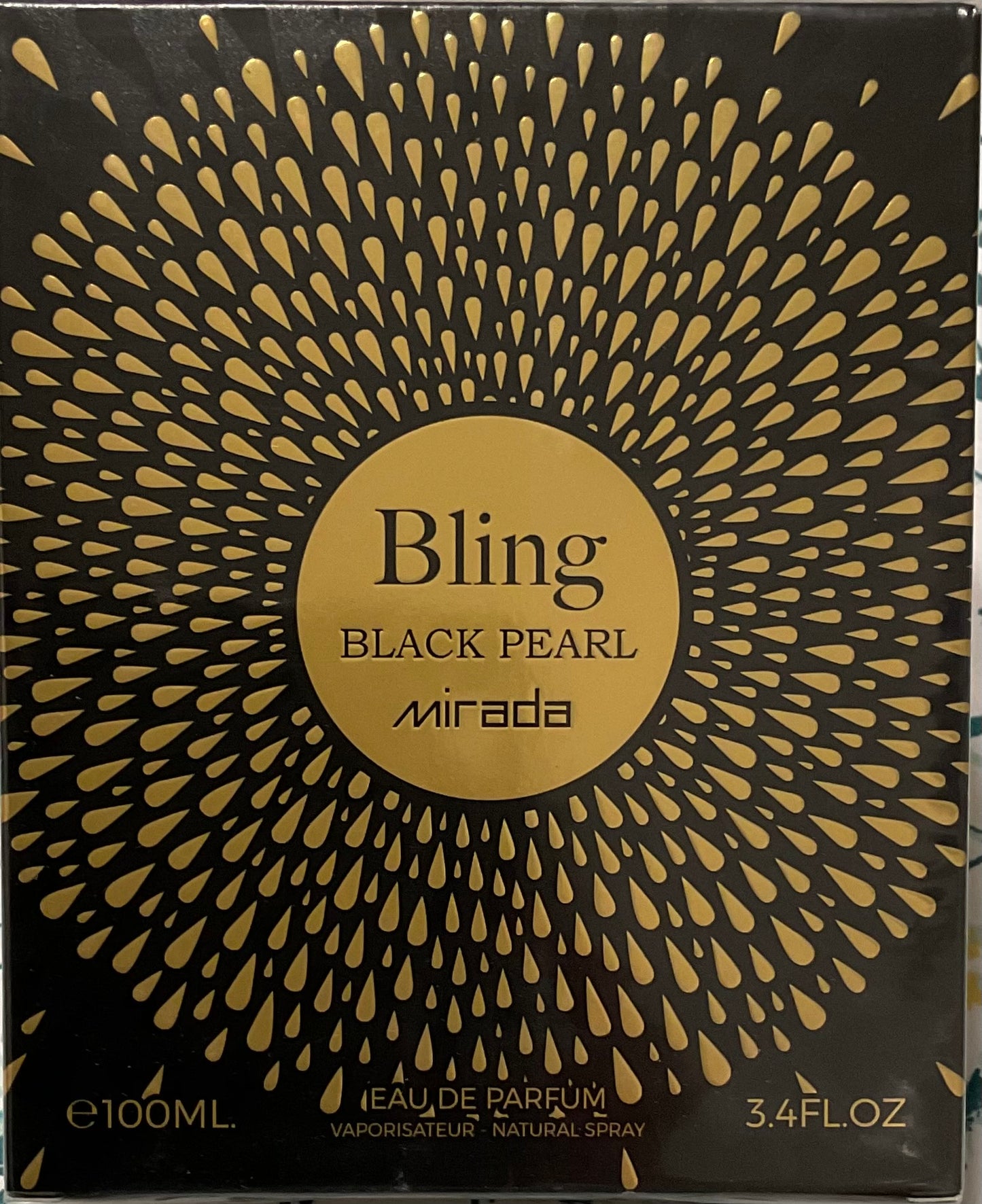 Bling Black Pearl Mirada Eau de Parfum 3.4oz Made in UAE
