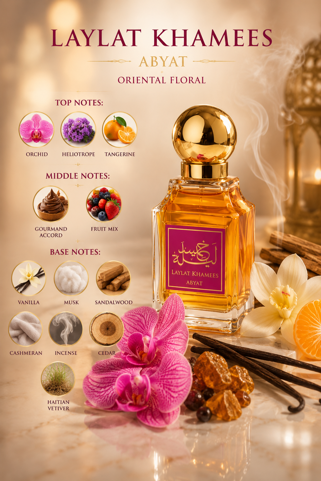 Laylat Abyat Concentrated Perfume Oil 0.20ml Made in UAE