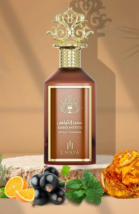 Amber Intense L’Haya Extrait de Parfum 3.4oz Made in UAE