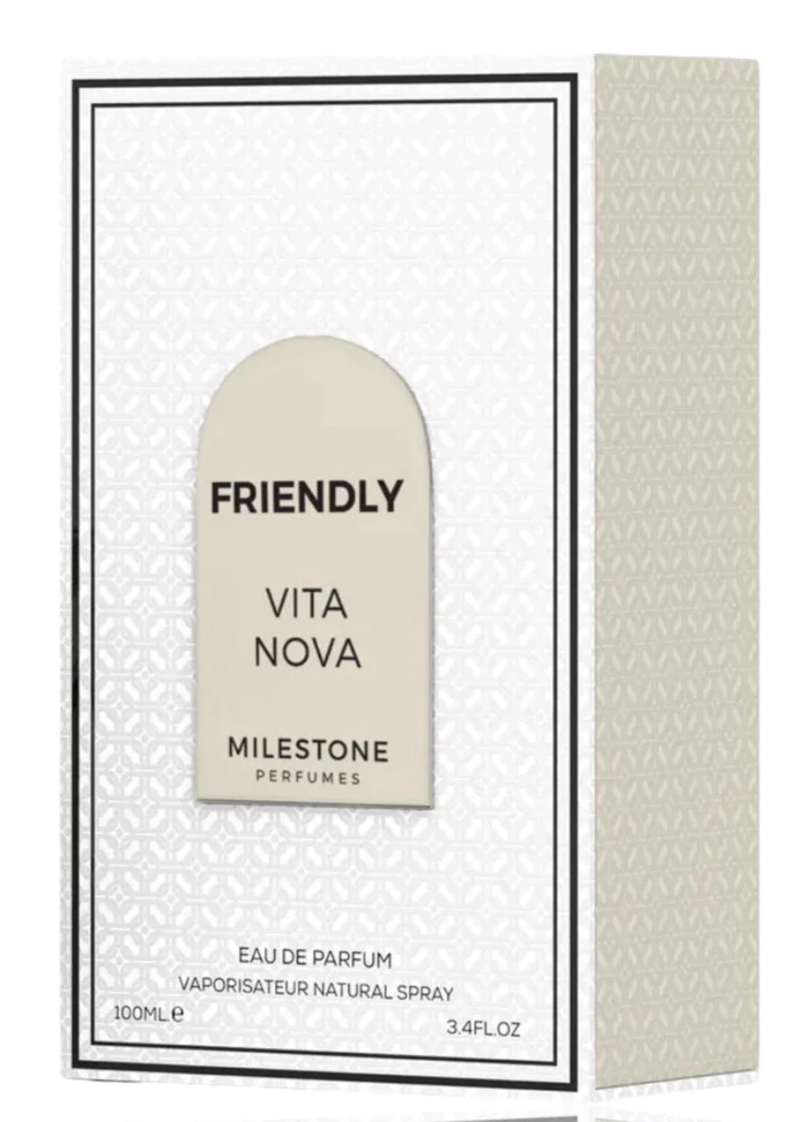 Friendly Vita Nova Milestone Eau de Parfum 3.4oz Made in UAE