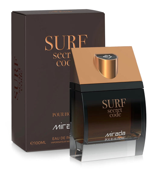Surf Secret Code Mirada Eau de Parfum 3.4oz Made in UAE
