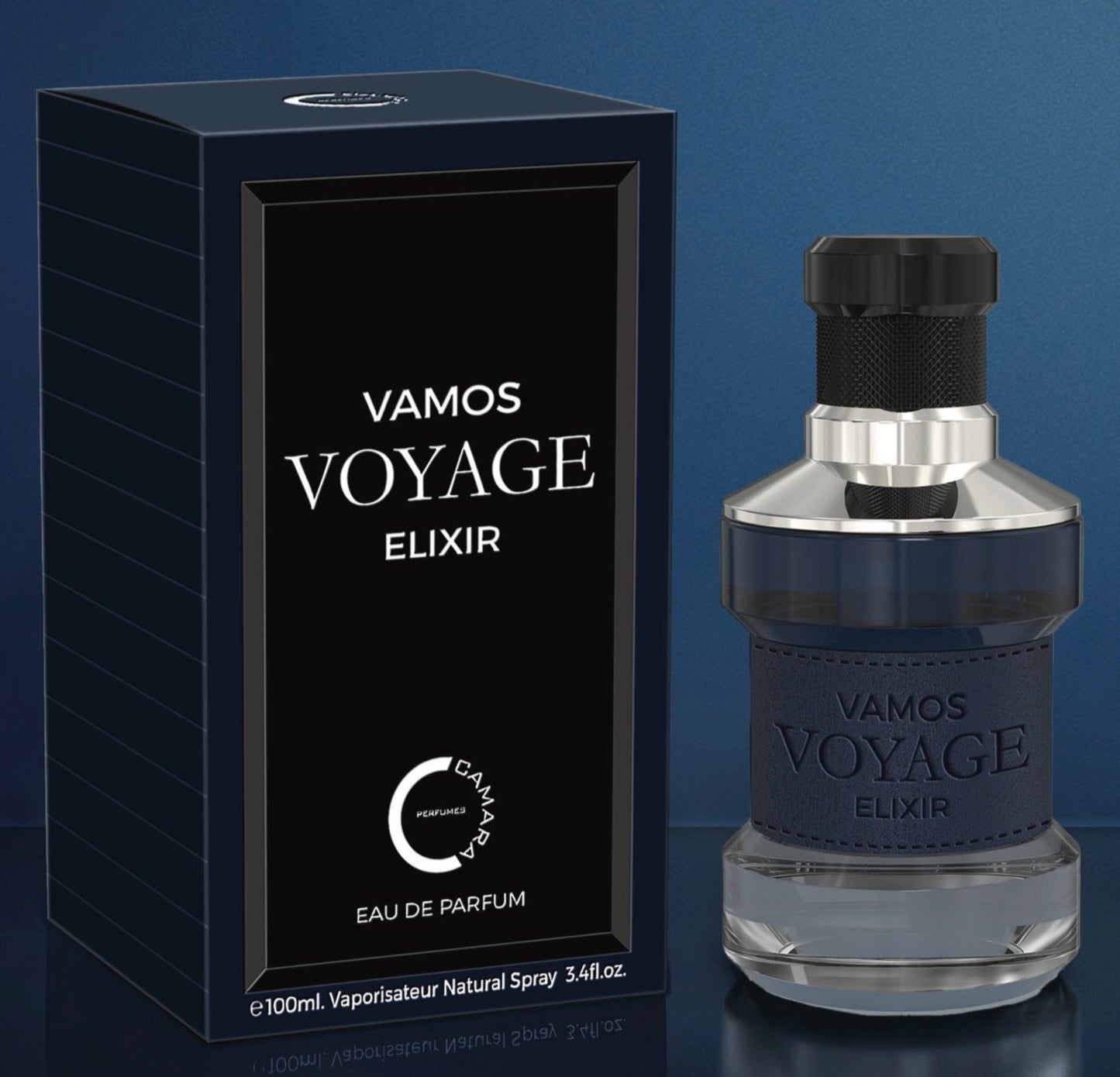 Vamos Voyage Elixir Camara Eau de Parfum 3.4oz Made in UAE