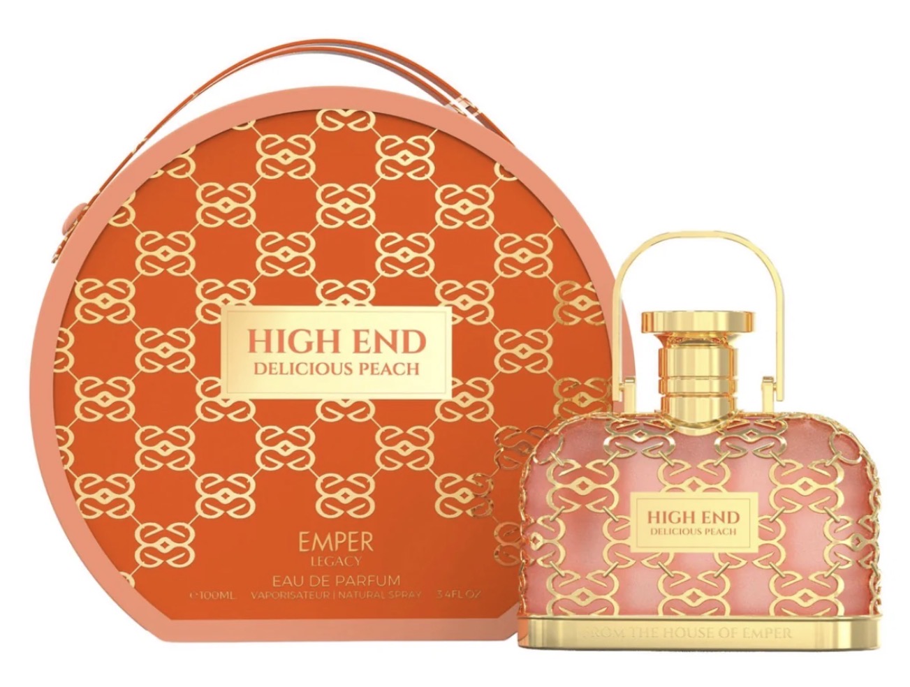 High End Delicious Peach Emper Eau de Parfum 3.4oz Made in UAE
