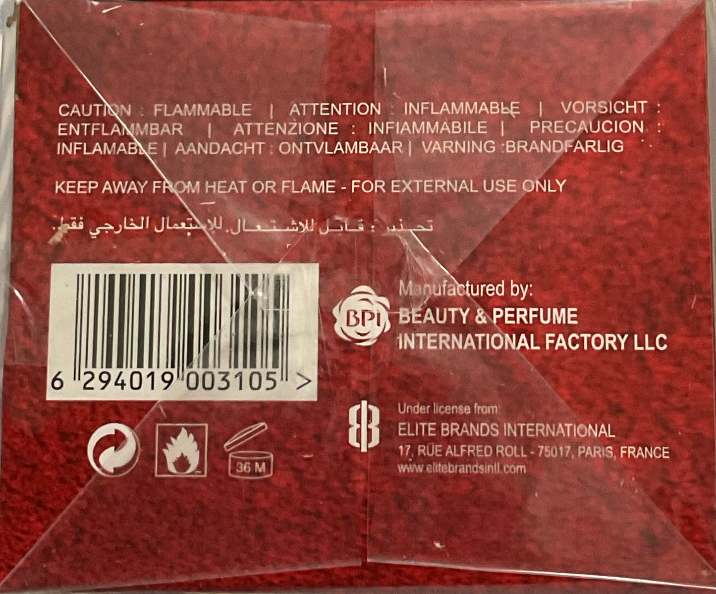 So Excite By Seniorita Camara Eau de Parfum 3.4oz Made in UAE