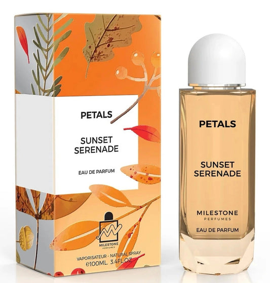 Sunset Serenade Petals Milestone Eau de Parfum 3.4oz Made in UAE