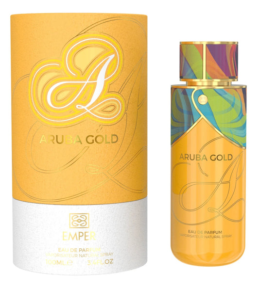 Aruba Gold Emper Eau de Parfum 3.4oz Made in UAE