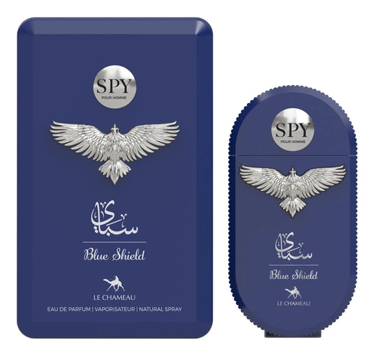 Spy Pour Homme Blue Shield Le Chameau Eau de Parfum 3.0oz Made in UAE