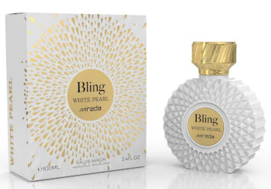 Bling White Pearl Mirada Eau de Parfum 3.4oz Made in UAE
