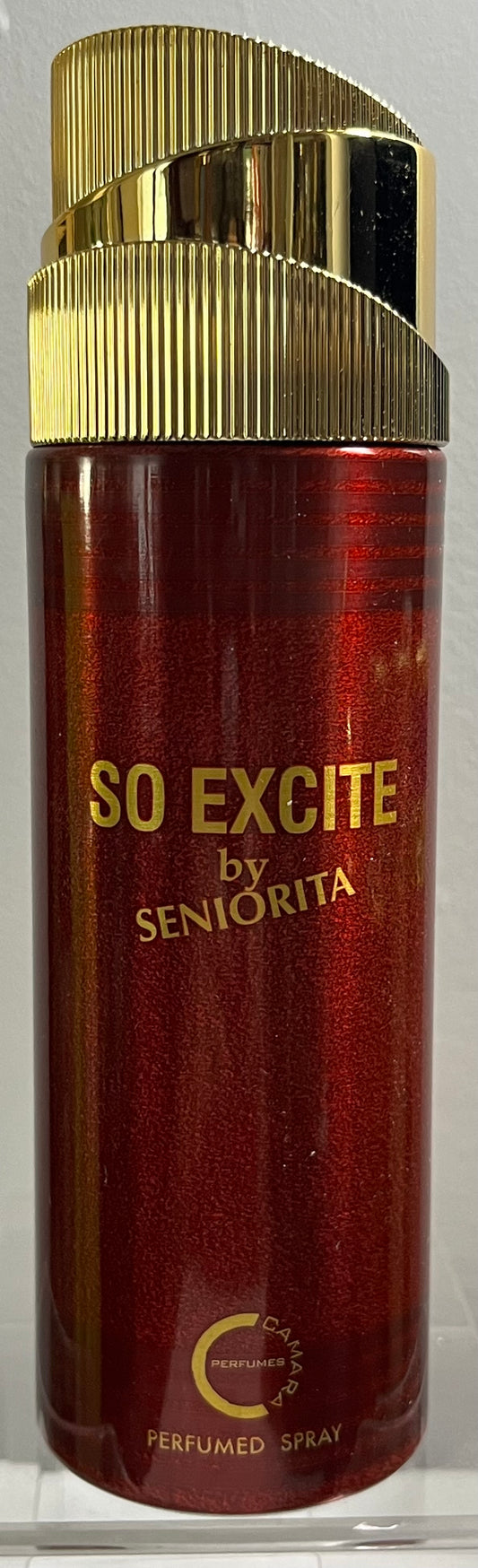 So Excite Camara Perfumed spray 200 ml Made in UAE