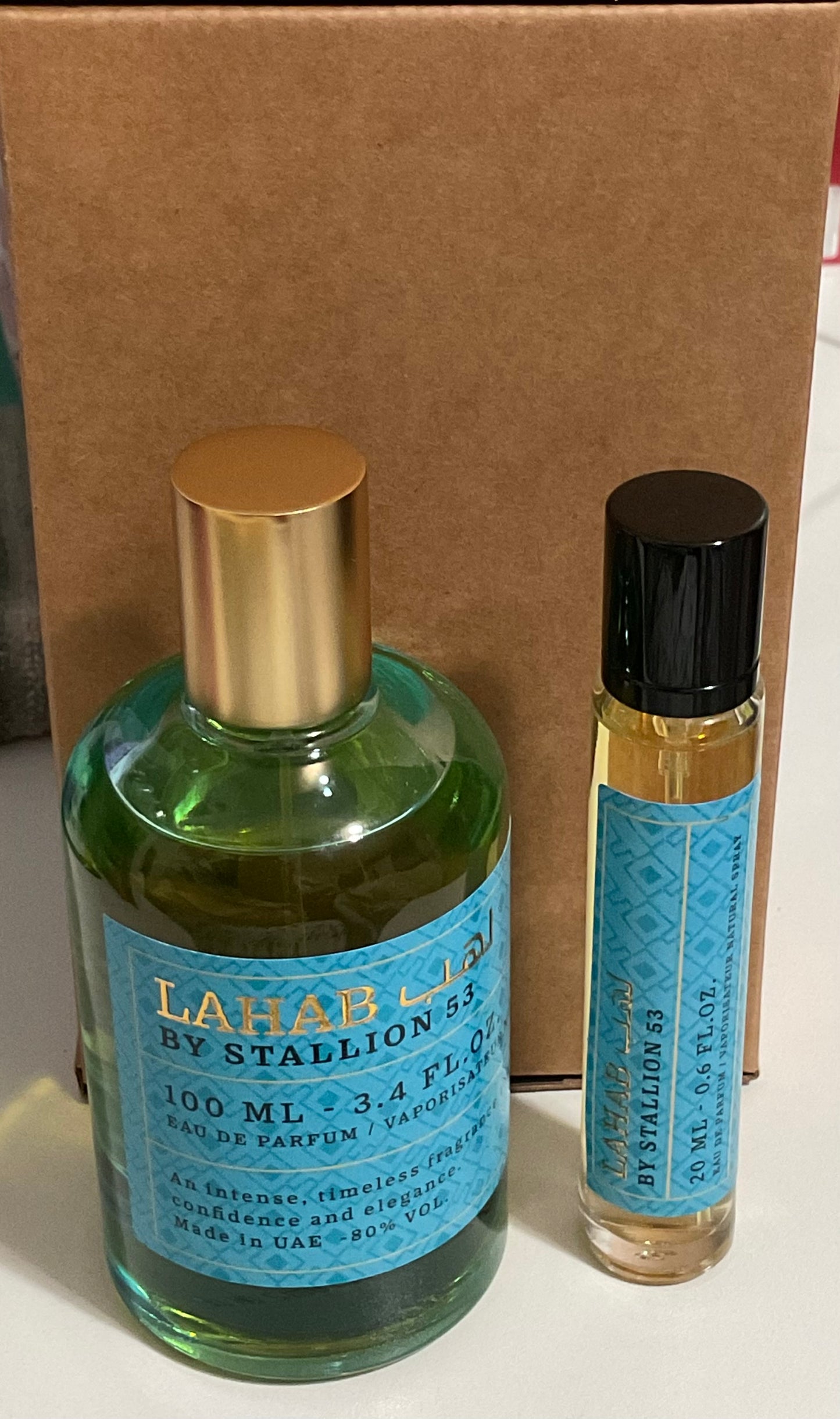 Lahab Emper Set Eau de Parfum 3.4oz + 20ml Made in UAE