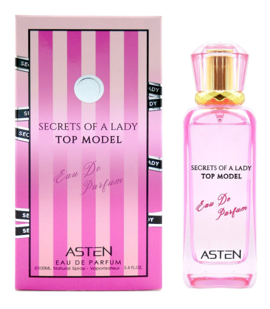 Secrets of A Lady Top Model Asten EAU de Parfum 3.4 oz Made in UAE