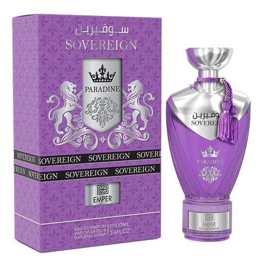 Paradine Sovereign Emper Eau de Parfum 3.4oz Made in UAE